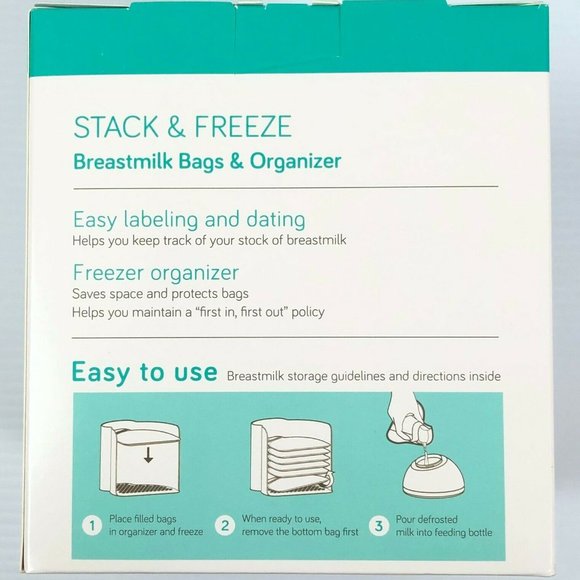 Nanobebe Breast Milk Storage Bags & Organizer NEW - Picture 3 of 6